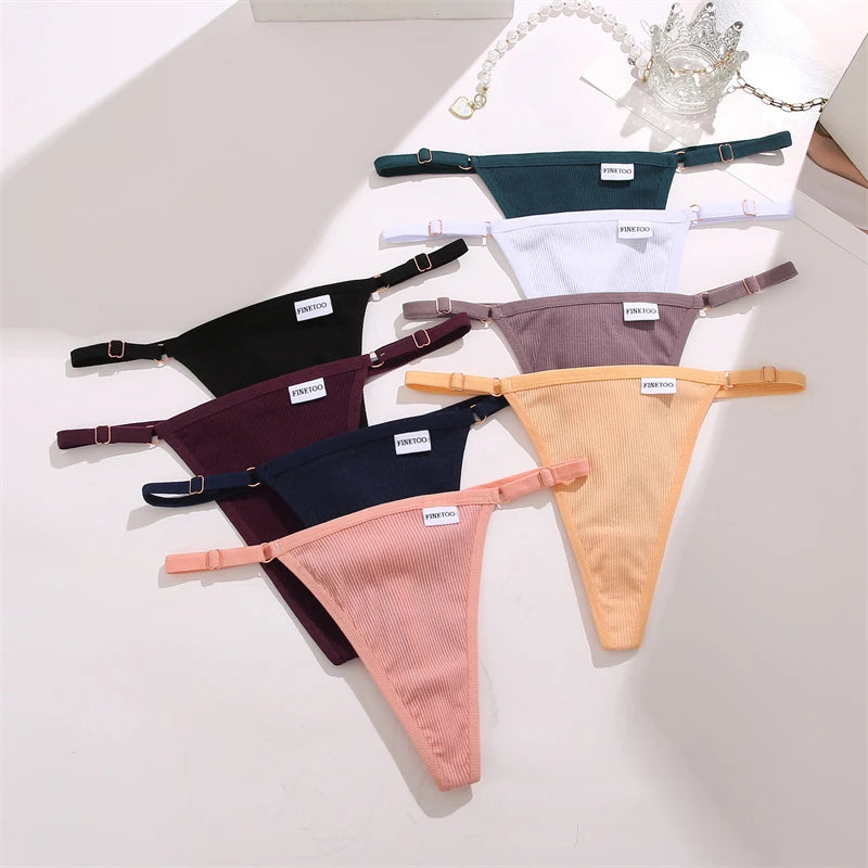 Women's Cotton Thong Underwear 3-Pack