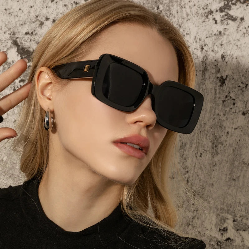 Women's 1/4pcs Set Fashion Small Rectangle Sunglasses  UV400