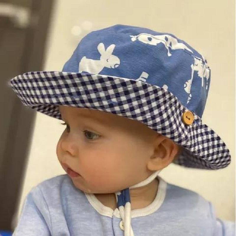 Children's Baby Cotton Cartoon Bucket Hat