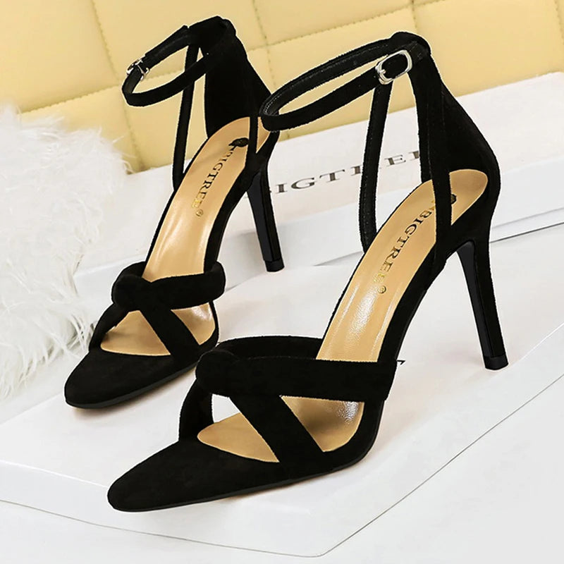 Women's Summer Stilettos Suede High Heels