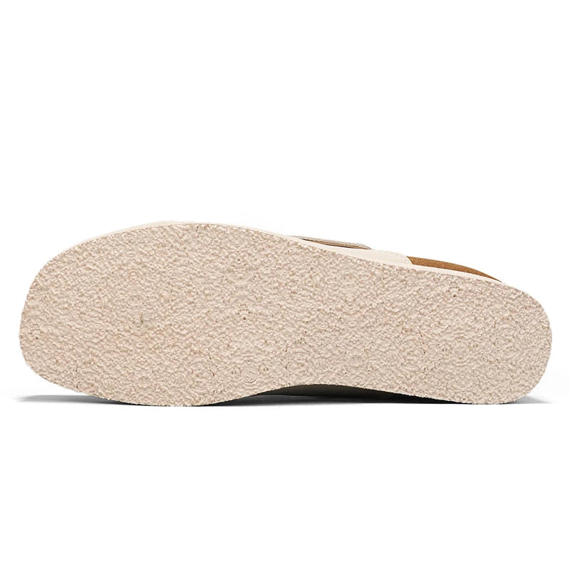 Men's Casual Suede Slip On Comfortable  Platform British Shoes