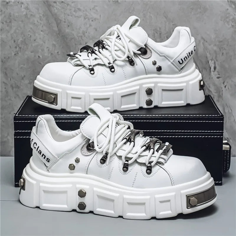 Men's Metal Punk Platform Shoes