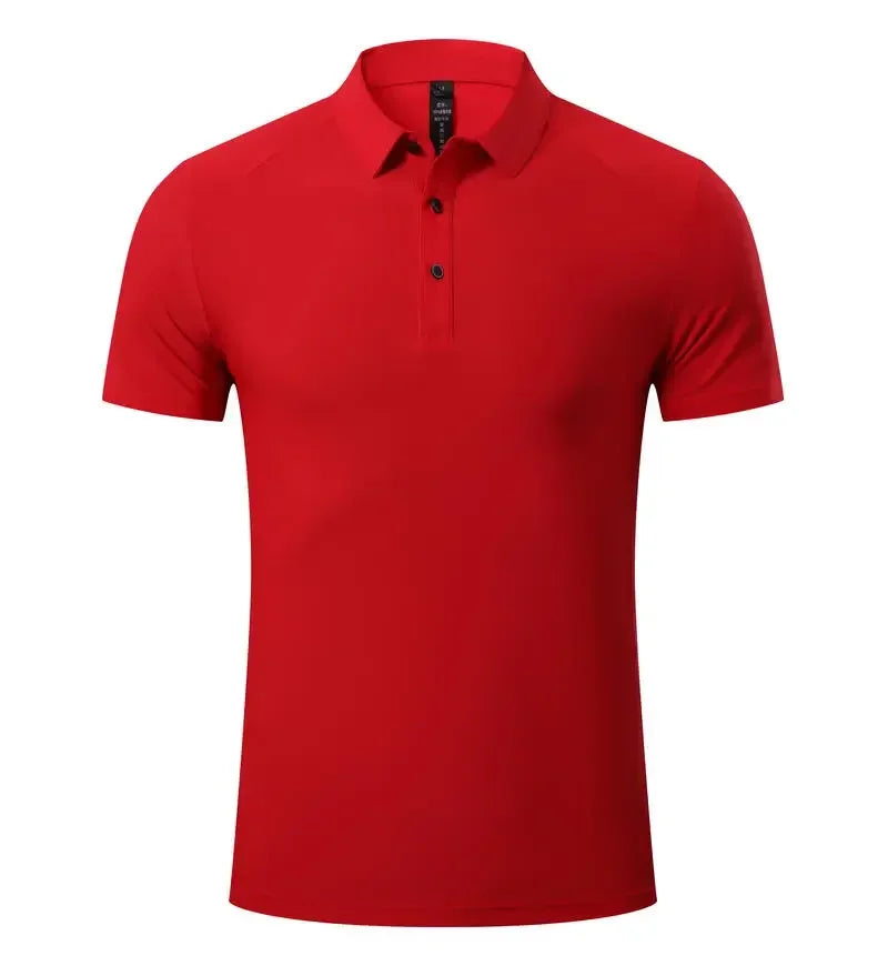 Men's Skinny Fit Sport Polo T-Shirt | Quick Dry Gym & Bodybuilding Tee