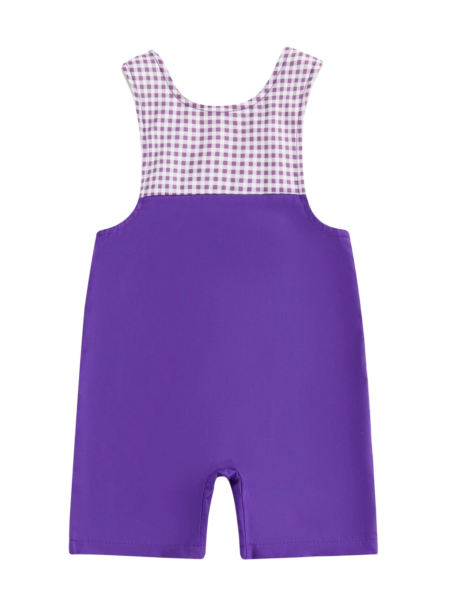 Baby Boys Romper - Embroidered Sleeveless Jumpsuit (0-18M)