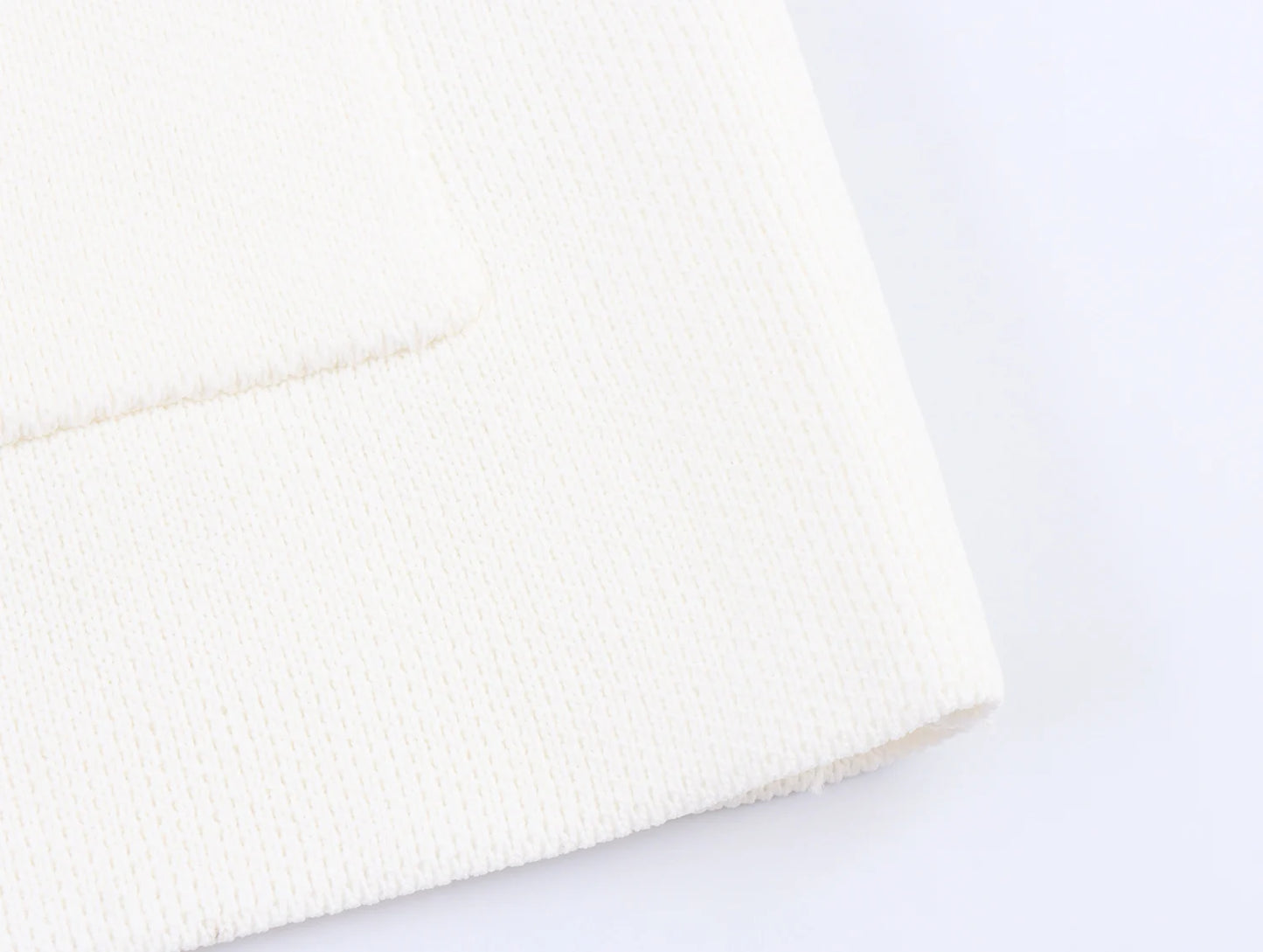 Sexy Cross Color Edge Round Neck Short Sleeve Knitted Coat