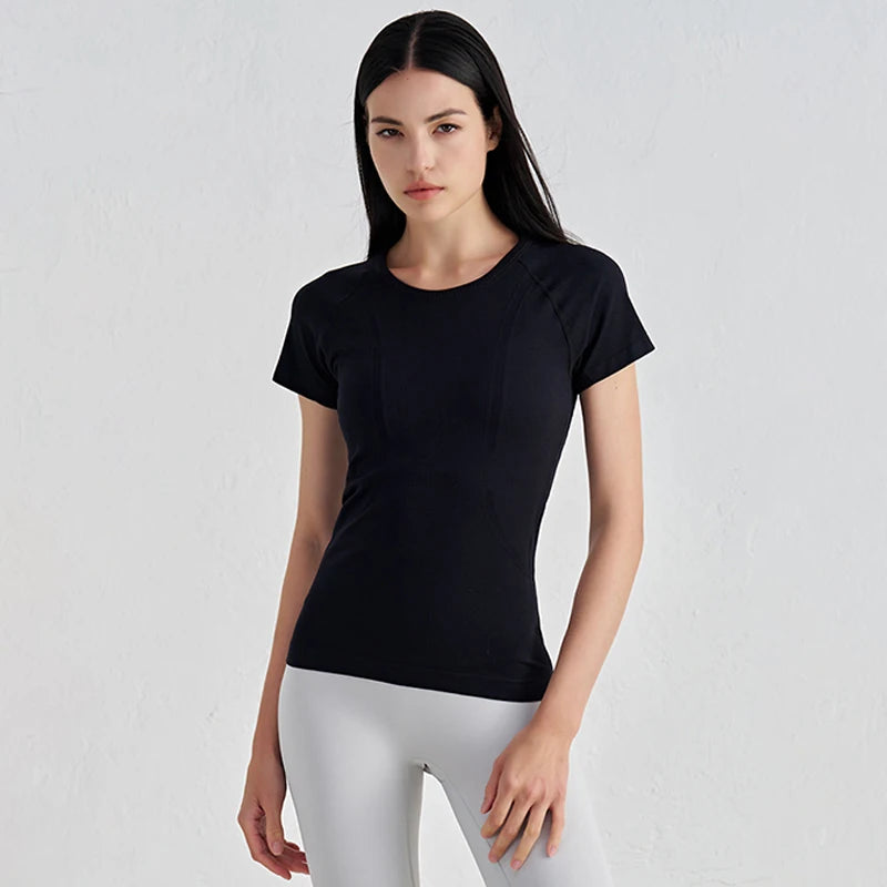 Seamless Short Sleeve Fitness Top