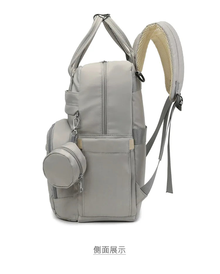 Parent Backpack with Changing Mat & Stroller Hooks - Complete Baby Bag Set