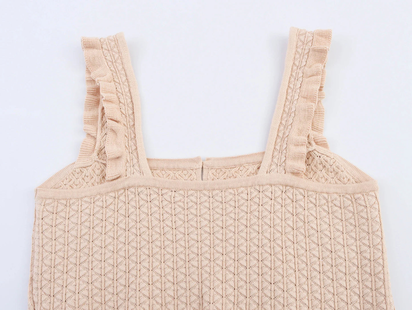 Square Neck Knitted Cami Top