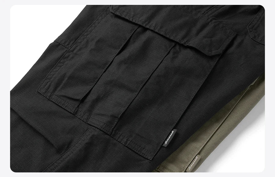 Men's Military Cargo Ripstop Lightweight Cotton Stretch Trousers