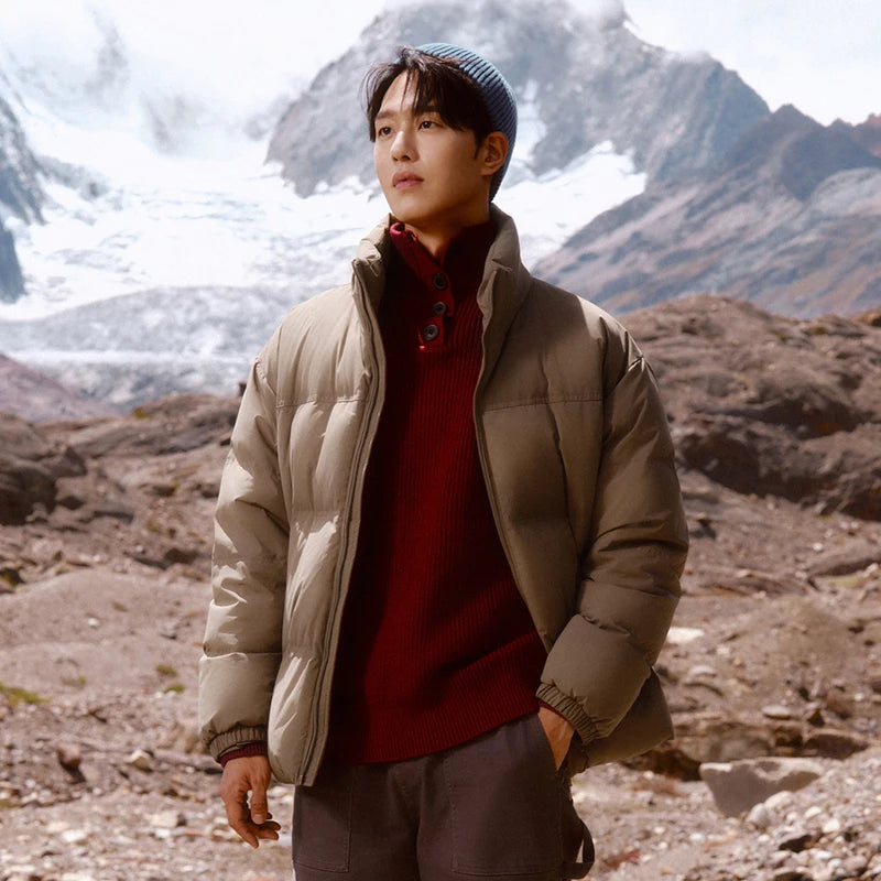 Unisex Windproof Waterproof Puffer Jacket - Winter Cold-Proof Outerwear