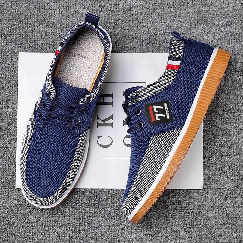 Men's Summer Casual Sports Shoes Lace Up Sneakers Breathable Soft Trainers