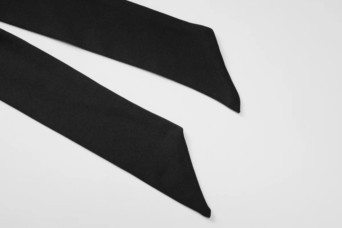 Wrap Around Halter Maxi Dress - Black Backless Evening Gown