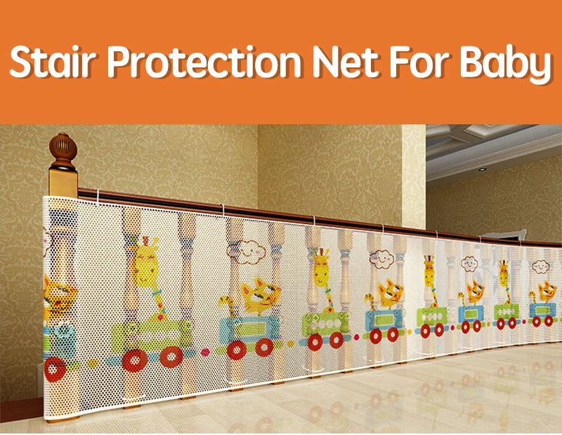 Safety Net for Stairs & Balconies - Thicken Fine Mesh Child Protection Gate