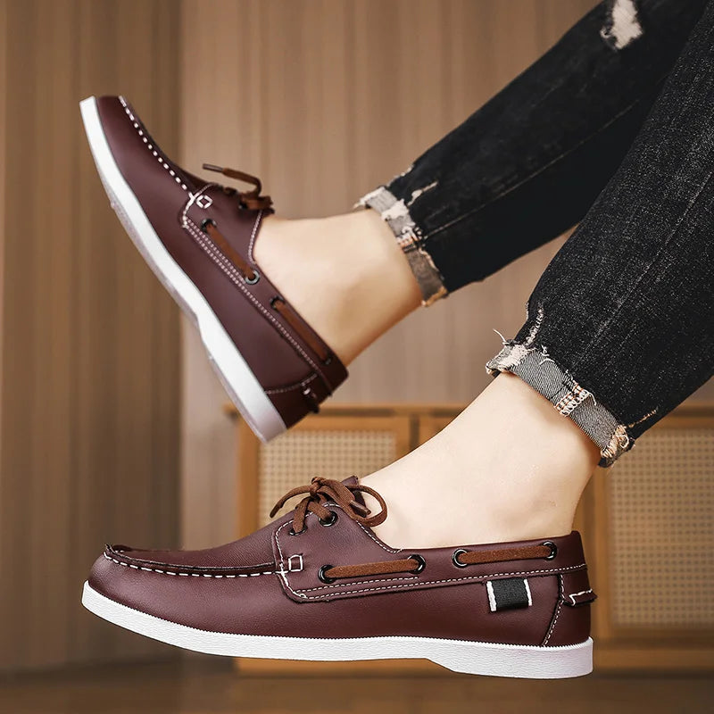 Men's Autumn Casual Loafers - Comfortable Soft Work & Driving Shoes
