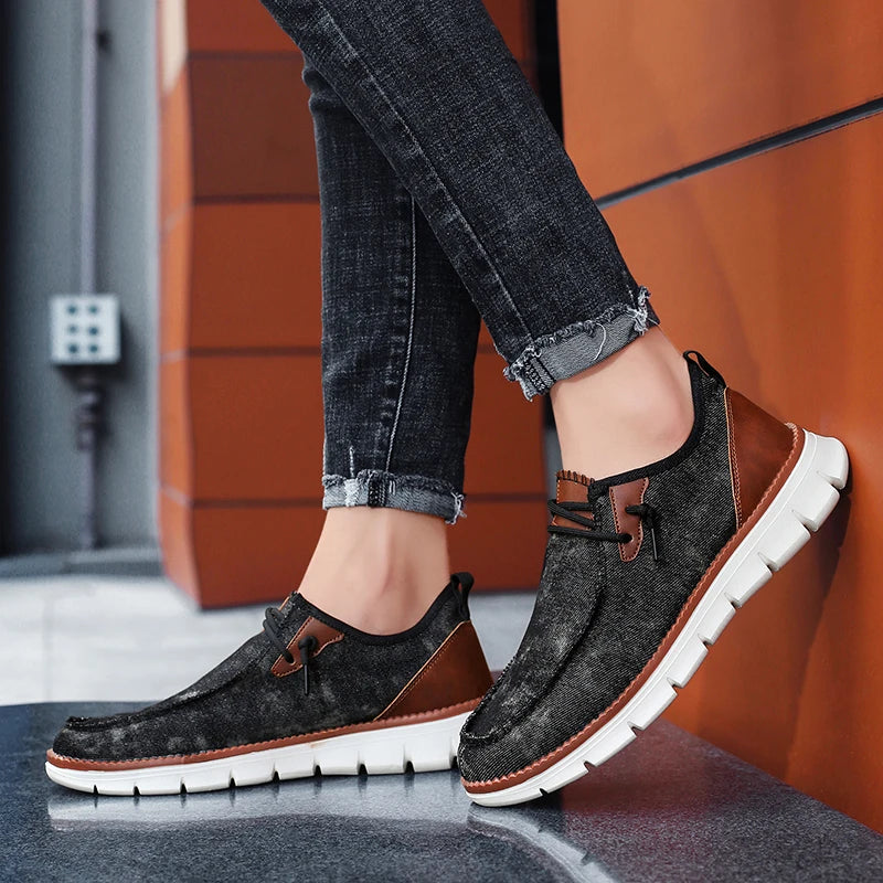 Men's Casual  Slip-on Canvas Flat Loafer Shoes
