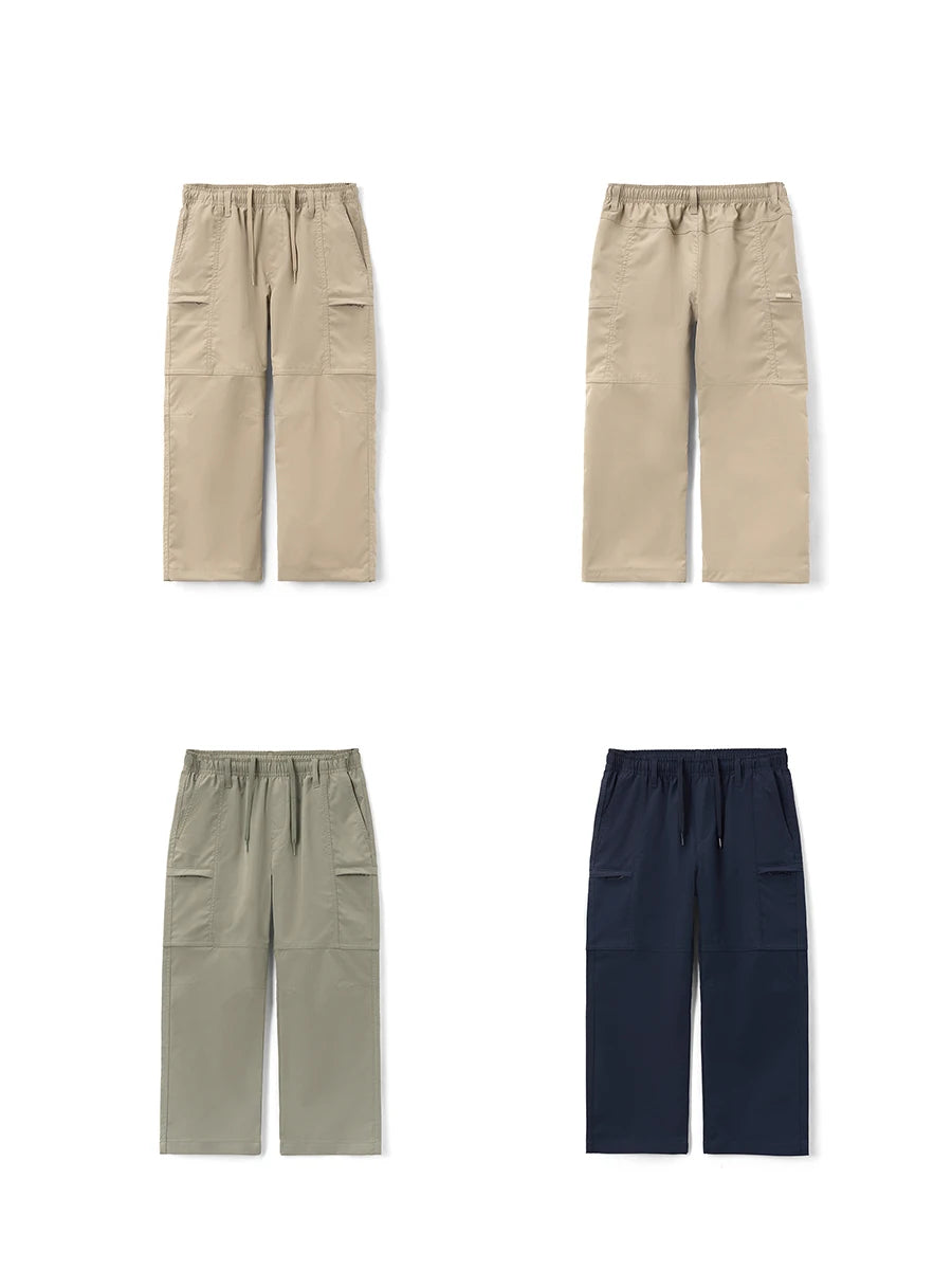 Children's Kid's Boys Quick-Dry Cargo Trousers