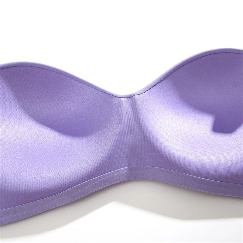 Women's Seamless Bra  Wireless Adjustable Push Up Brassiere Comfort  Soft Underwear  Lingerie