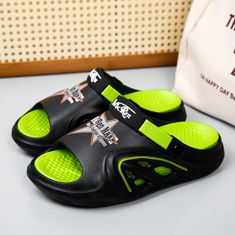 Men's Summer Slippers Platform Casual Sandals Flip Flops Slippers