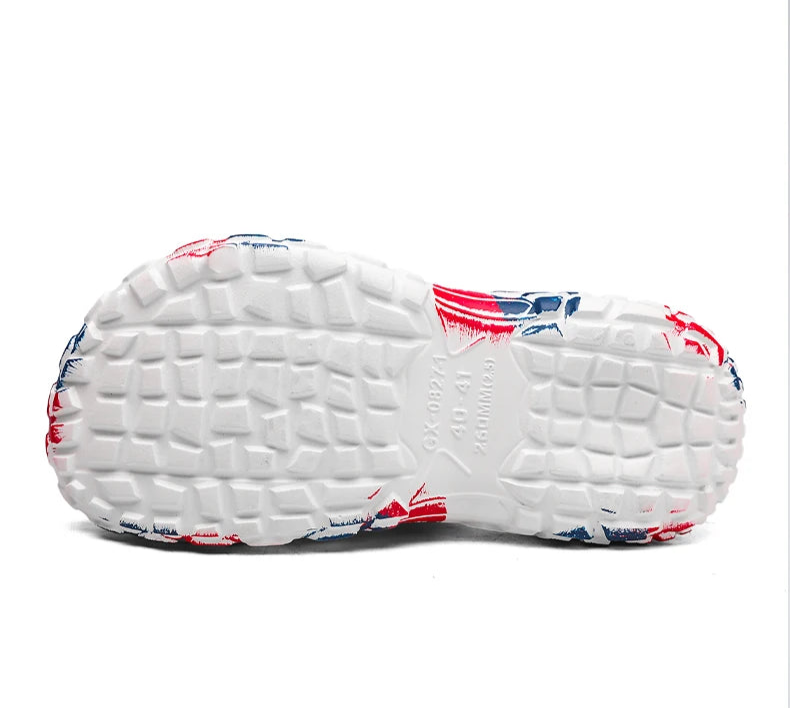 Men's Summer Slippers Slides Non-slip Casual Beach Sandals Platform Comfortable Clogs