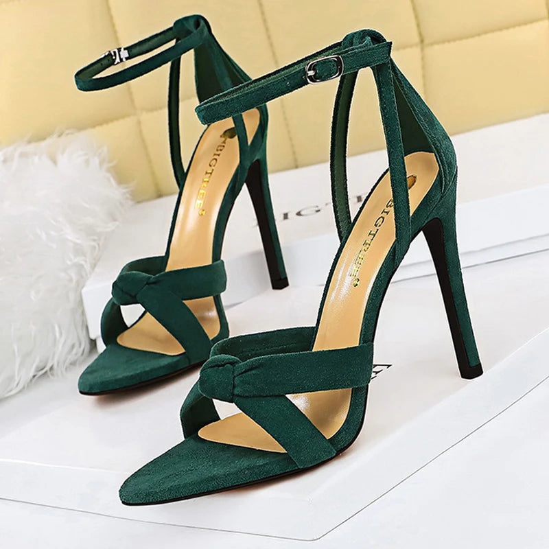 Women's Summer Stilettos Suede High Heels