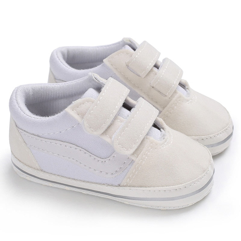 Newborn Baby Classical Sport Soft Sole PU Leather Sneakers Shoes