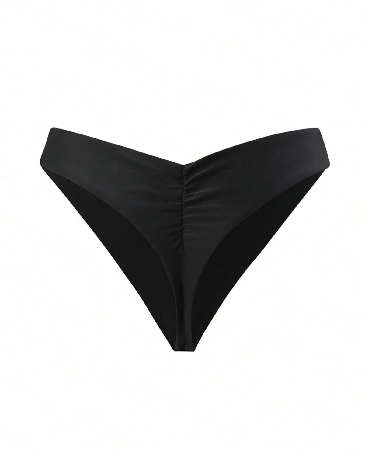 Women's Scrunch Thong Bikini Bottom Swim Brief Swimwear