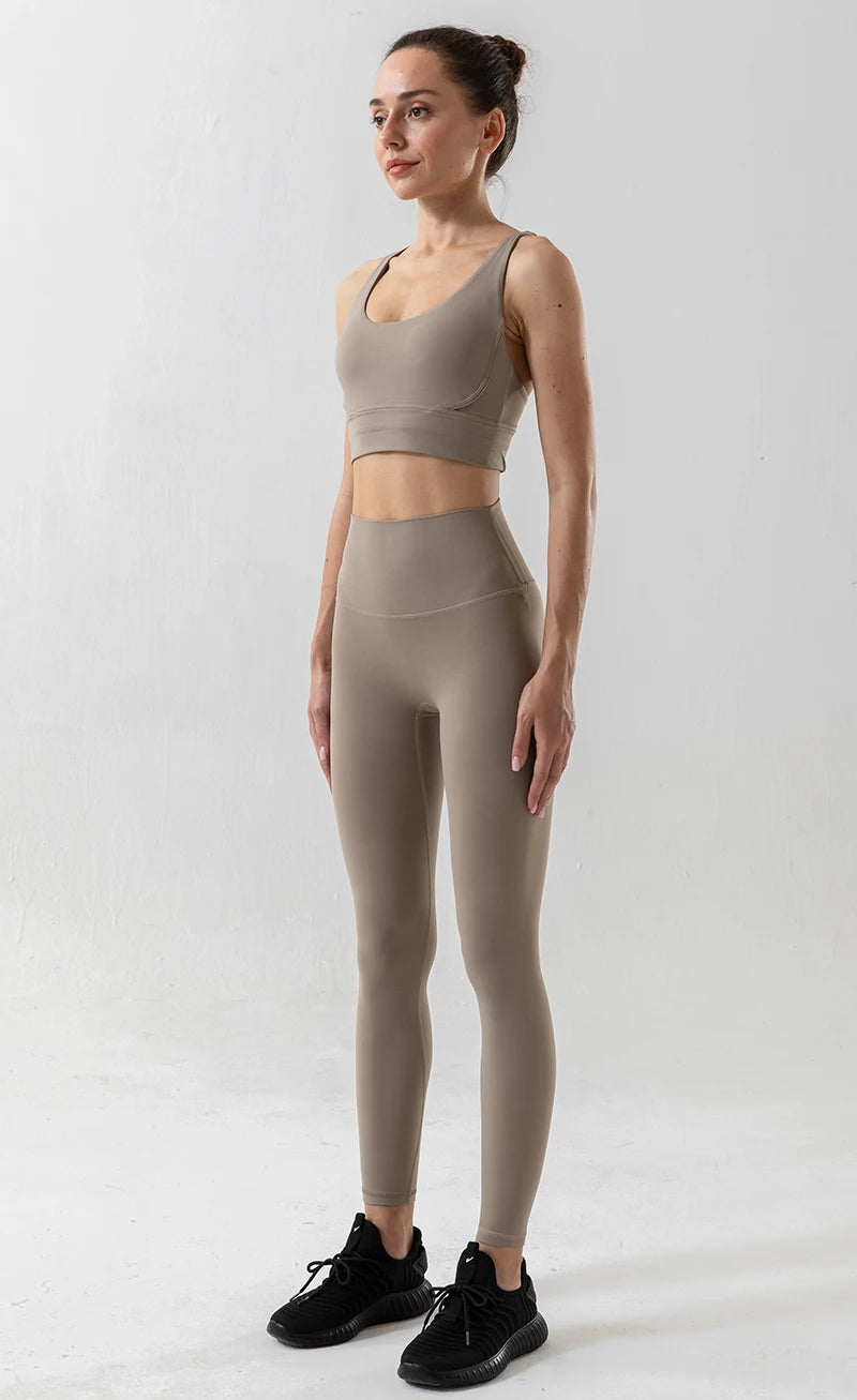 High Waist Gym Leggings - Soft Breathable Yoga Pants for Women