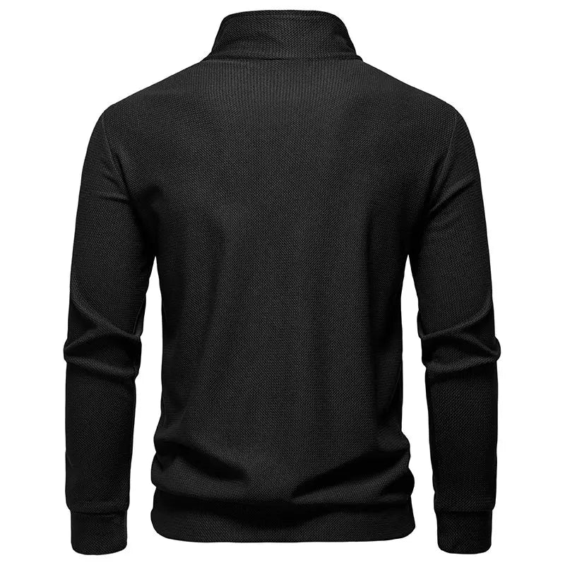 Men's Retro Stand Collar Sweatshirt