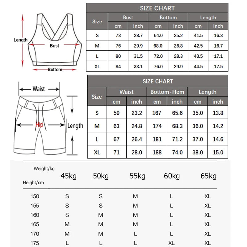 Women's Two-Piece Fitness Set - Yoga Top & Skort with Built-in Shorts