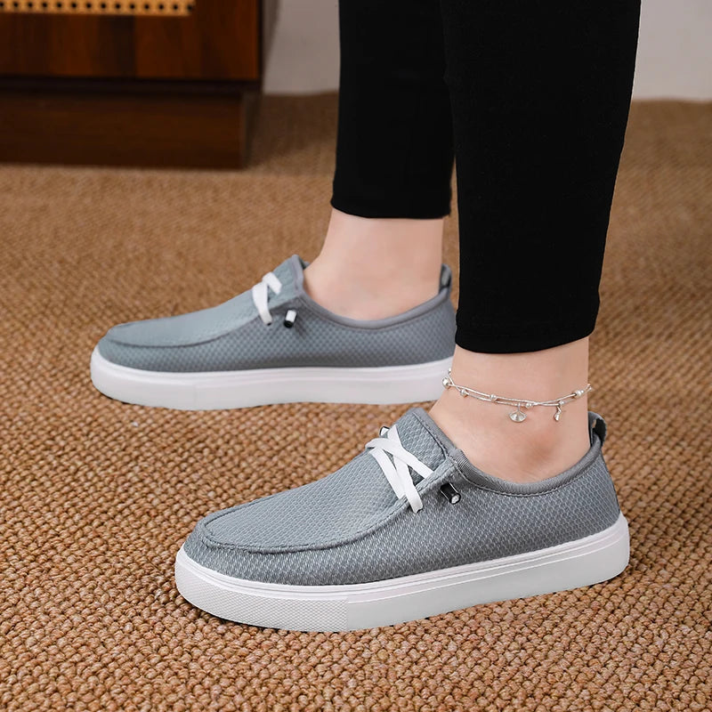 Men's Breathable Casual Sneakers - Soft Driving Running Trainers