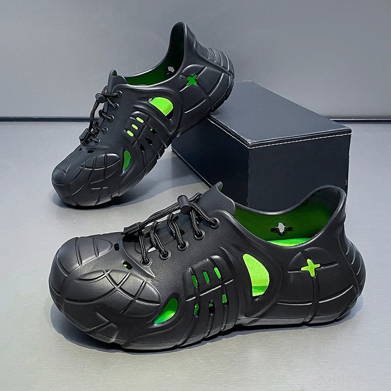 Men's Summer Platform Clogs - Outdoor Water Sandals & Beach Slides