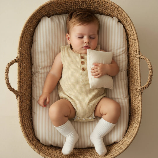 Baby Romper - Plaid Button-Down Sleeveless Jumpsuit (Unisex)