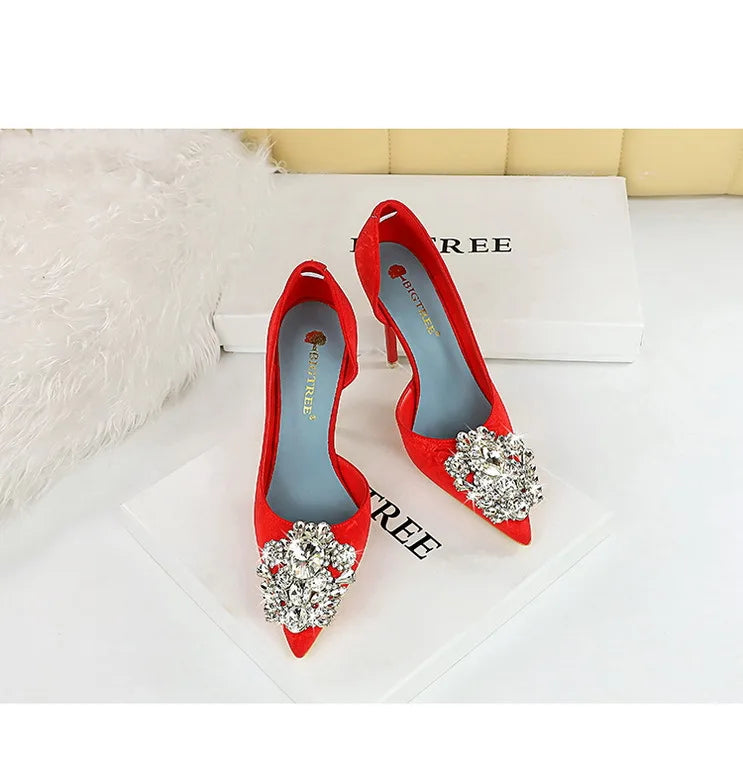 Women's  Rhinestone  Stilettos High Heels