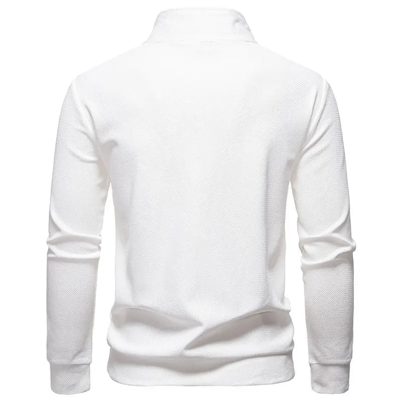 Men's Retro Stand Collar Sweatshirt