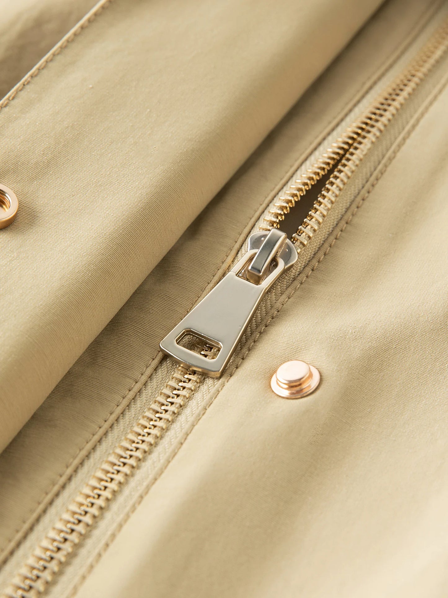 Women's Khaki Retro Barn Style Trench Coat - Long & Short Options