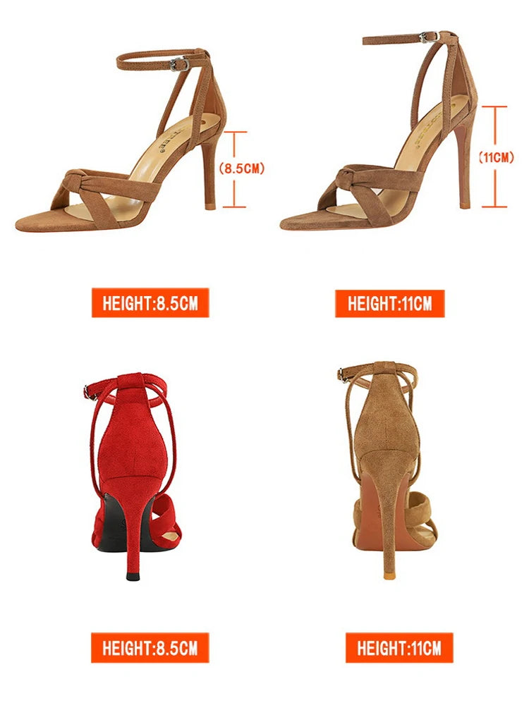 Women's Summer Stilettos Suede High Heels
