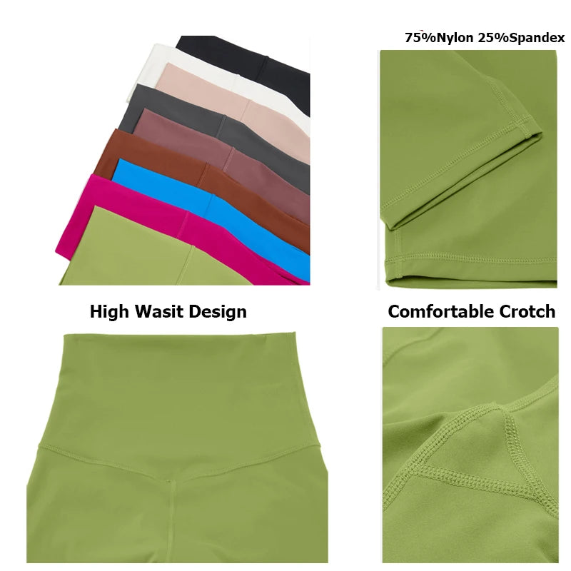 Women's 2-Piece Super Stretch Fitness Set - Short Top & Shorts Yoga Suit