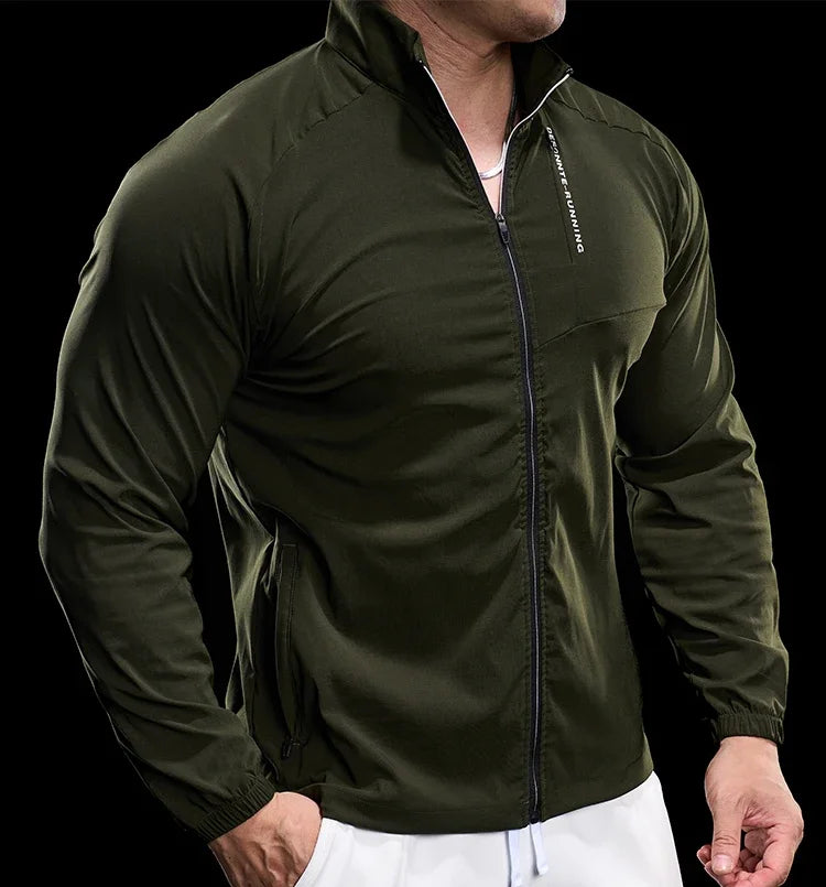 Men's Thicker Pullover Zipper Pullover  Run Outdoor Turtleneck Sweatshirt