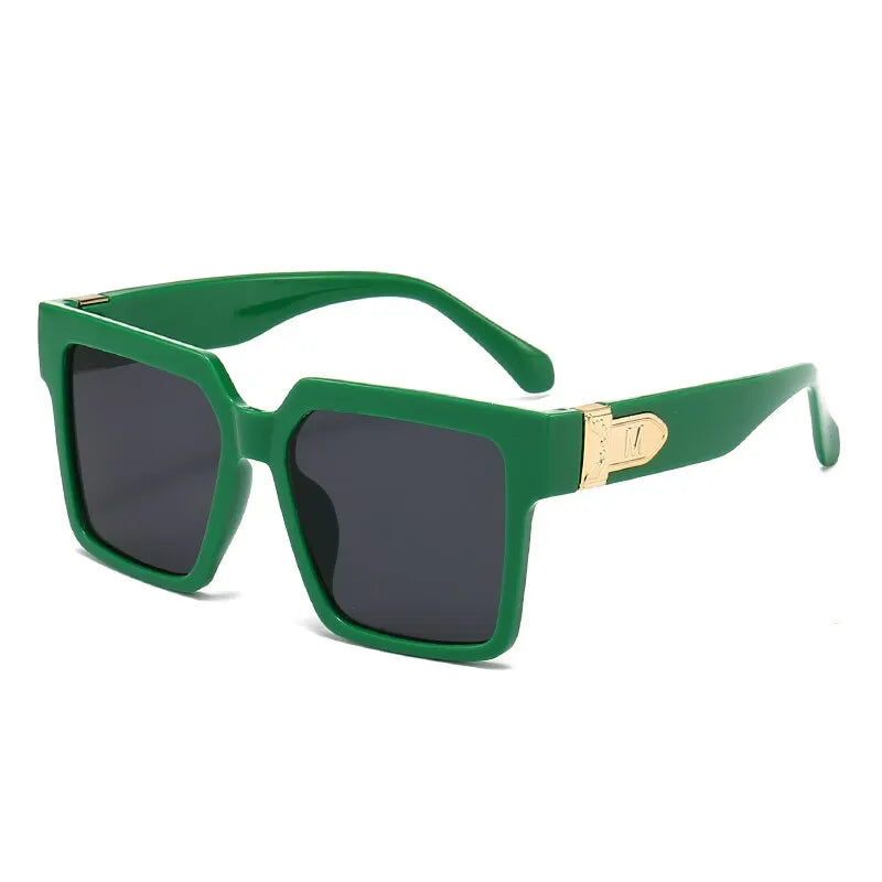 Women's Square Oversized Thick Frame Sunglasses UV400