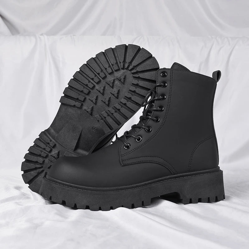 Men's Platform Genuine Leather Boots