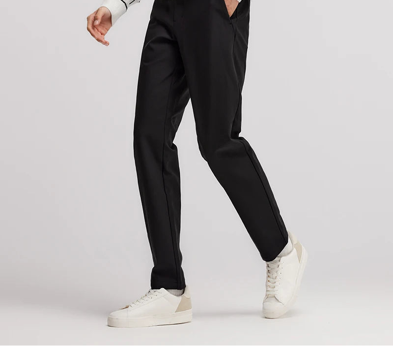 Men's Slim Fit Thermal Trousers - Easy Care Winter Commuter Pants