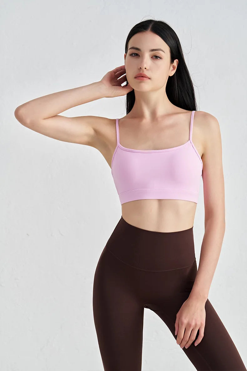 Kitten Ears Yoga Bra Top - Removable Pads & Adjustable Straps
