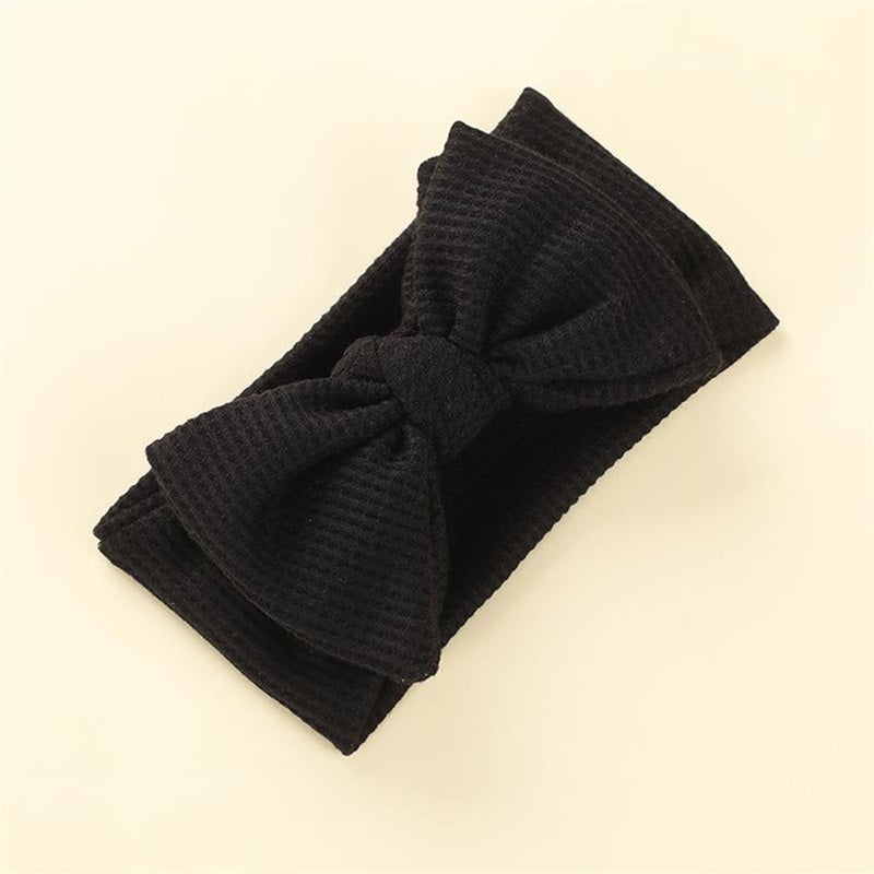 Infant Baby Girl Bow Headband Cute Stretch Bowknot Sweat Hair Bands Clothing Accessories