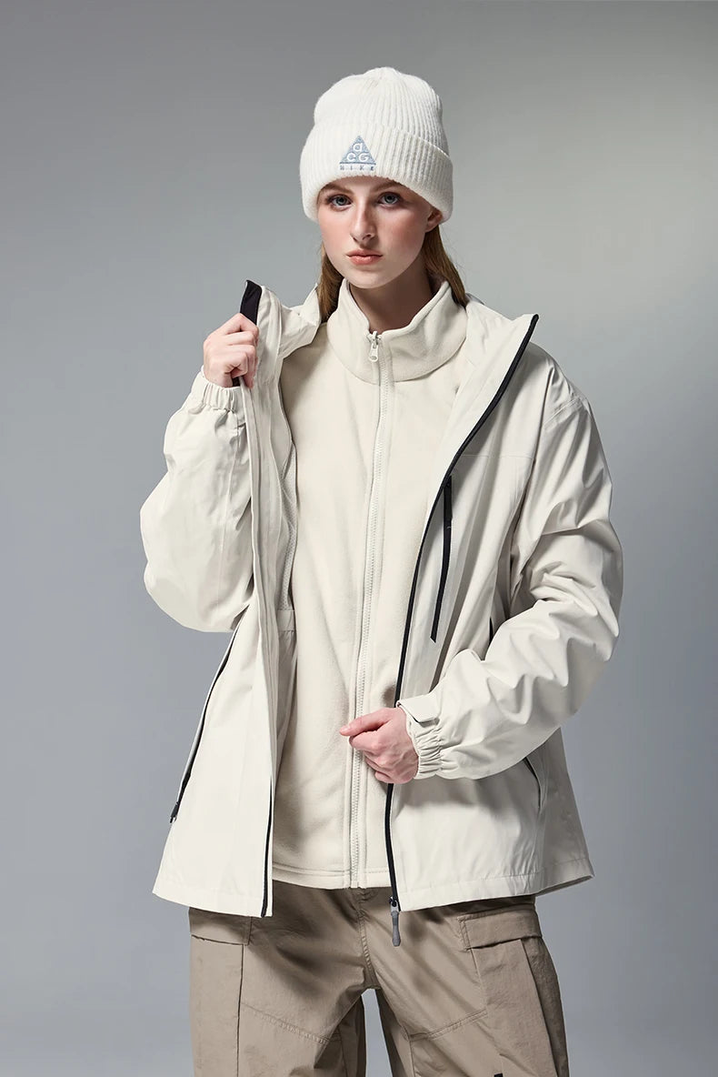 Men's Teflon Waterproof Outdoor Jacket - Breathable Sports Jacket Unisex