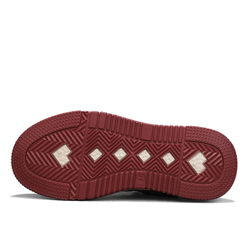Men's Casual Stars Platform Crystal Fish  Skateboard Sports Sneakers
