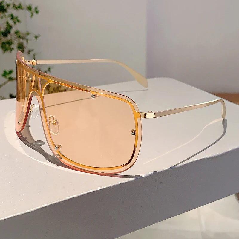 Unisex Pilot Trends Retro Metal Decor Sunglasses
