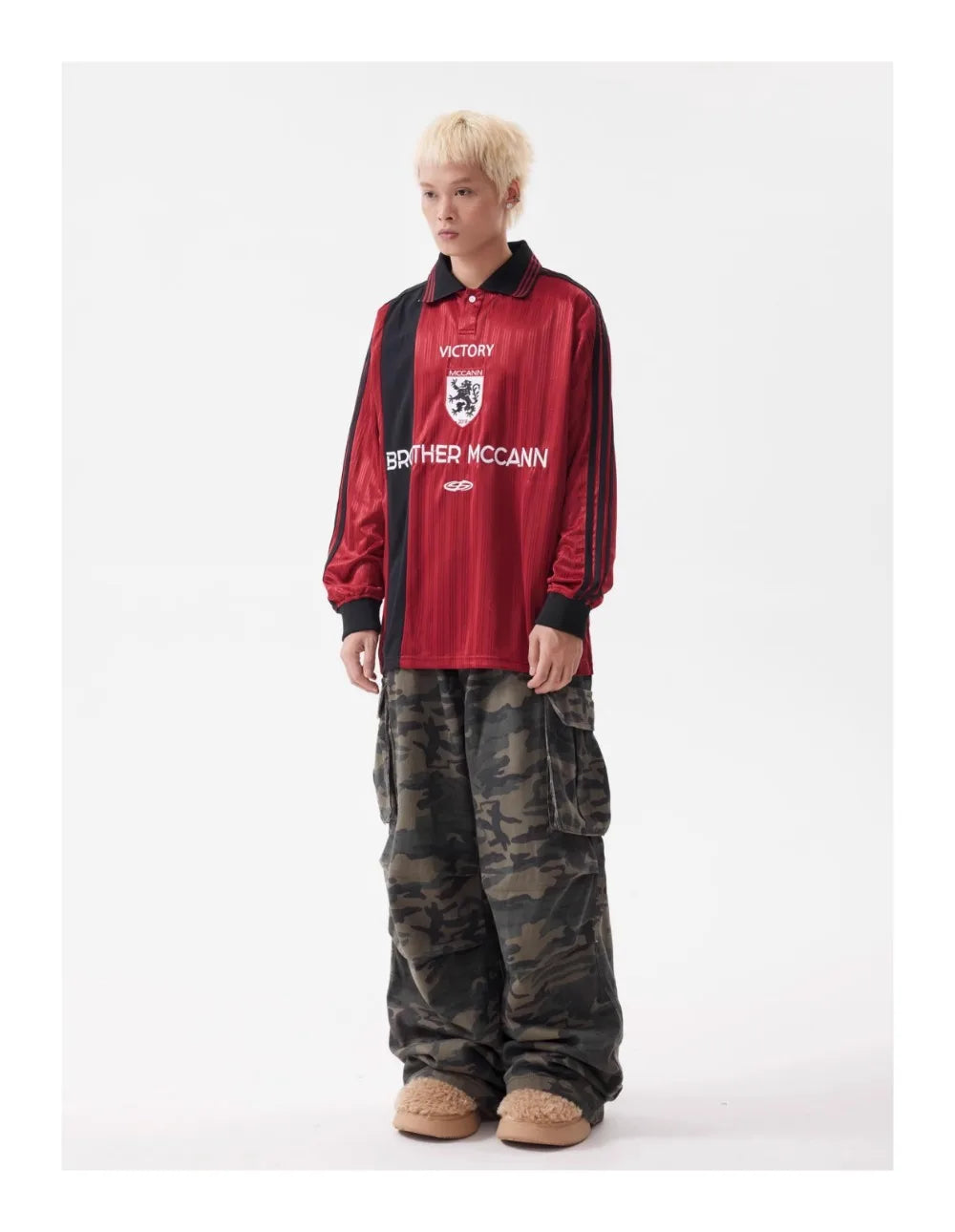 Men's Vintage Multi-pocket Pleated Camouflage Overalls Camo Colossus Baggy Pants