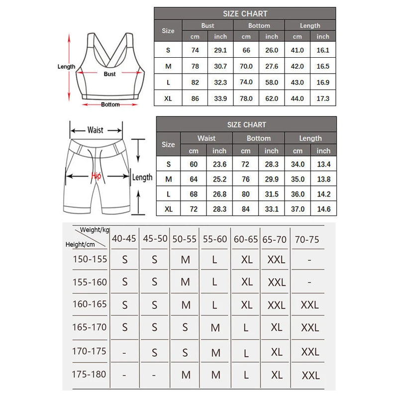 Women's Two-Piece Fitness Set with Pocket Tennis Skirt - Complete Workout Outfit