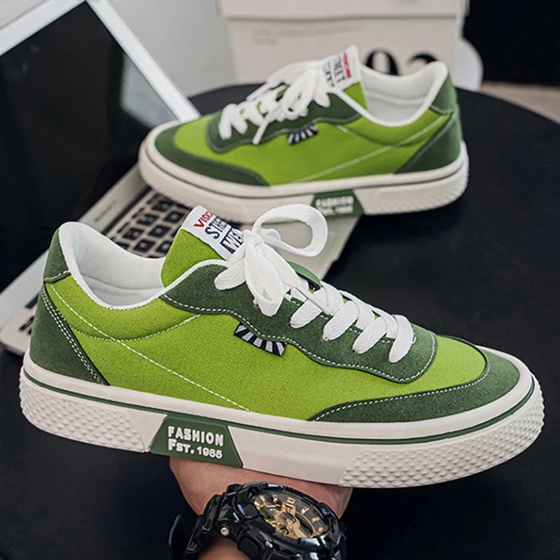 Canvas Skateboard Flat Shoes - Unisex Trainers Plus Size