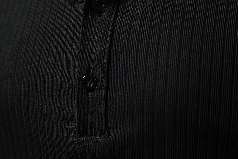 Men's Summer Henry Collar  Short Sleeve Smart Casual T-Shirt